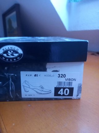 Zapatos tacón n°40