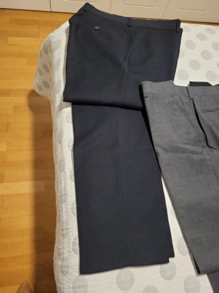 2 Pantalones de Vestir Hombre Cortefiel T/44
