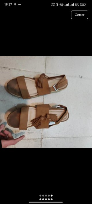Sandalias de Esparto con Plataforma