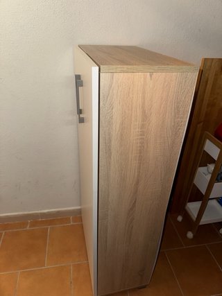 Armario Zapatero Blanco y Madera