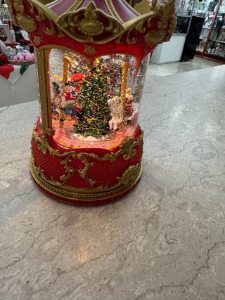 Carillon Hervit con giostra e luci