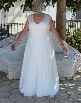 Vestido de Novia Blanco Encaje