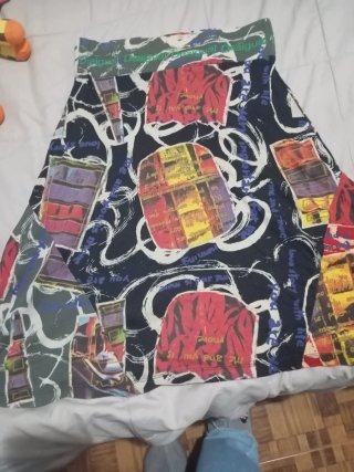 Falda Desigual Multicolor Talla Única