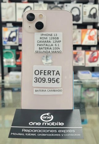 iPhone 13 128GB SALUD BATERIA 100%