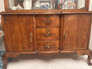 Vetrina Vintage in Legno e Vetro