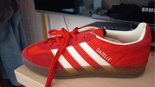 Zapatillas Adidas Gazelle Rojas y Blancas
