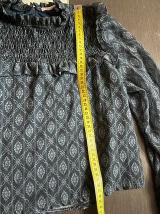 Blusa Maddelton Nido de Abeja Talla Única