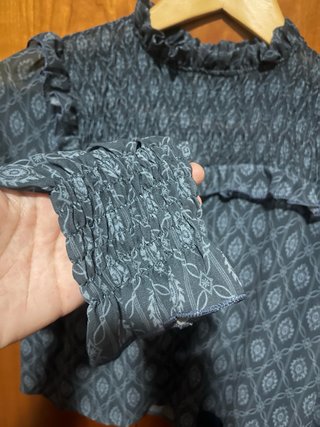 Blusa Maddelton Nido de Abeja Talla Única
