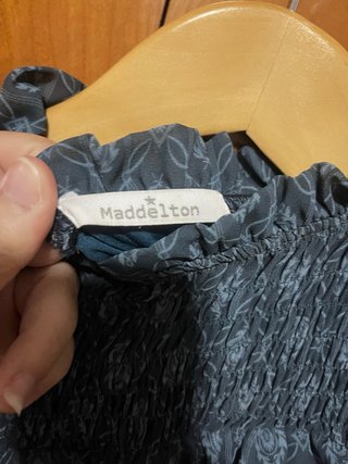 Blusa Maddelton Nido de Abeja Talla Única