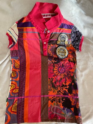 Camiseta Polo Desigual Multicolor