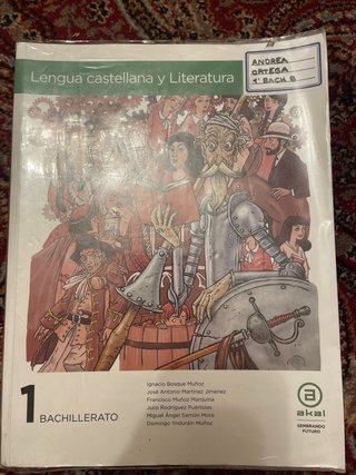 Lengua castellana y Literatura, 1º Bachillerato