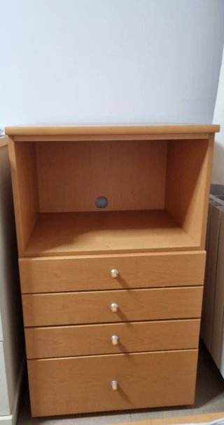 Cajonera de madera 4 cajones