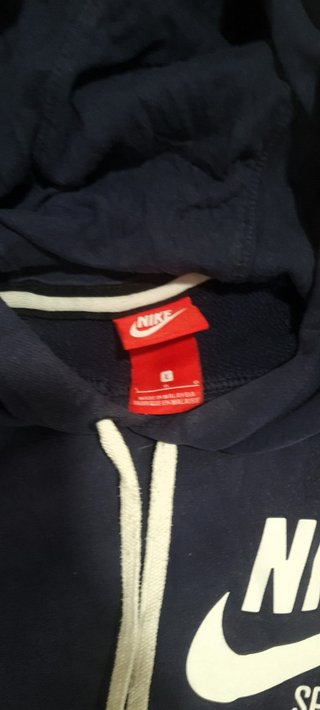 Hoodie Nike Sportswear Colorblock Azul Tamanho L
