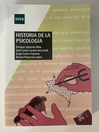 Libro Historia de psicología UNED