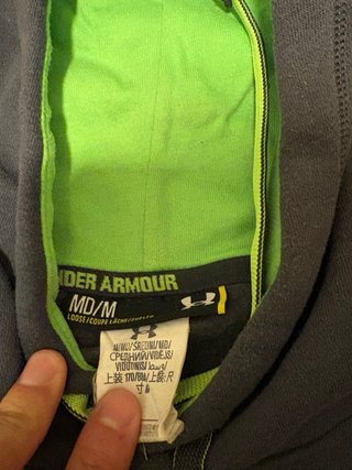 Sudadera Under Armour Negra y Verde