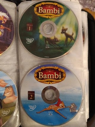 Colección películas Disney, Warner, infantiles DVD