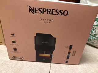 Cafetera Nespresso Vertuo Pop Negra Nueva