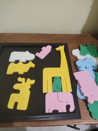 Puzzle 3D de Animales – Juego Didáctico Montessori