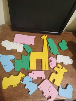 Puzzle 3D de Animales – Juego Didáctico Montessori
