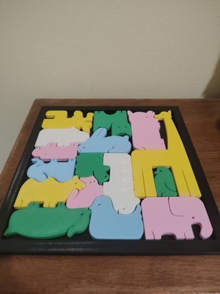 Puzzle 3D de Animales – Juego Didáctico Montessori