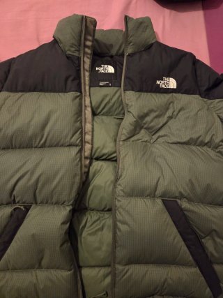 The North Face Abrigo Negro y Verde