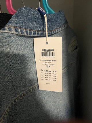 Chaqueta tejana Jack & Jones desgastada