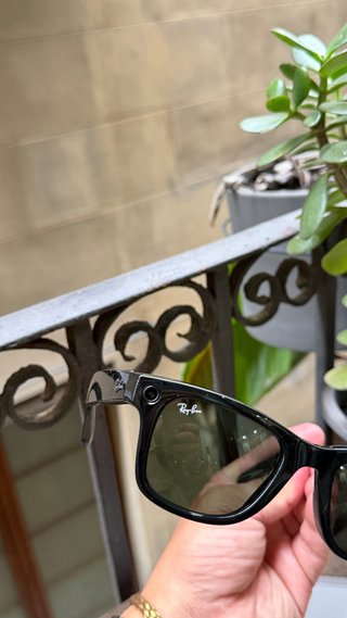 Gafas Ray-Ban Meta Wayfarer Negro/Verde