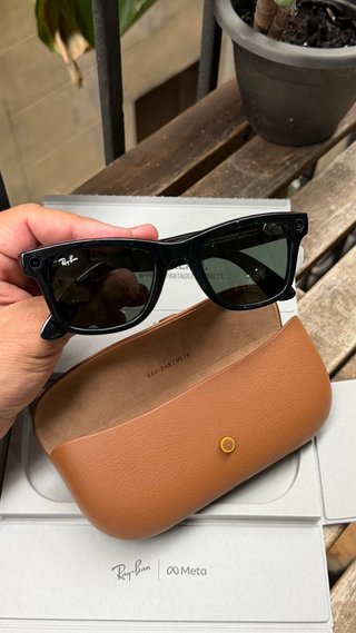 Gafas Ray-Ban Meta Wayfarer Negro/Verde