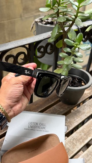Gafas Ray-Ban Meta Wayfarer Negro/Verde