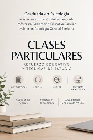 Clases particulares y técnicas de estudio