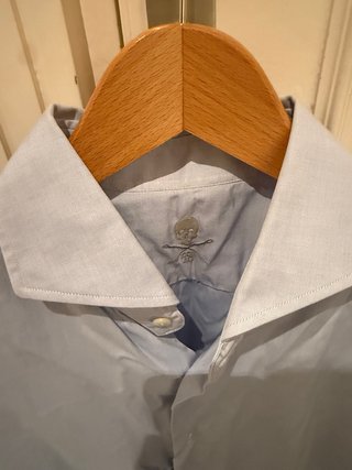 Camisa de vestir Scalpers azul talla 40