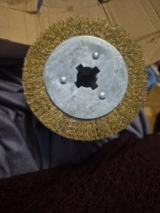 Cepillo metálico para lijadora