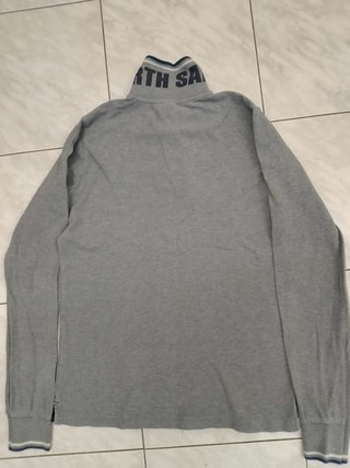 Polo North Sails manica lunga grigio 16 anni