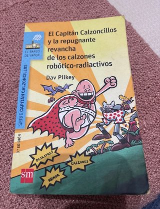 Libro capitán calzoncillos