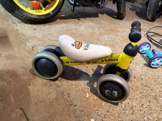 Bici infantil B.Duck amarilla
