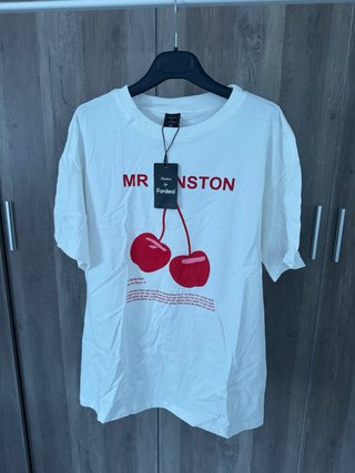 Camiseta Blanca Estampada Talla M/L
