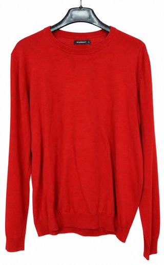 Maglione rosso In EXtenso 100% cotone