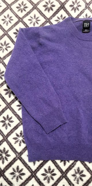 Camisola de malha Pedro del Hierro roxa tam S