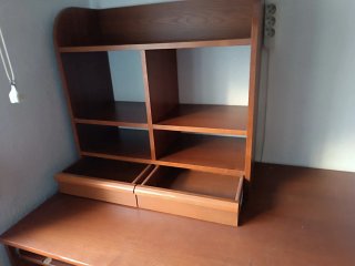 Gran Escritorio + estantería de Madera