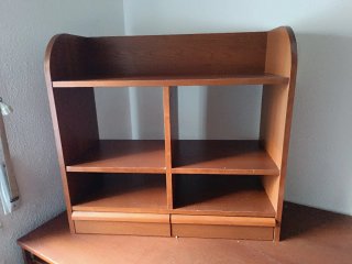 Gran Escritorio + estantería de Madera