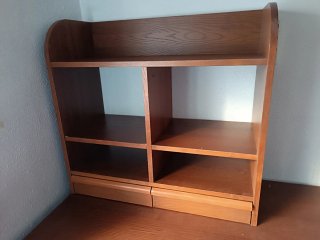 Gran Escritorio + estantería de Madera