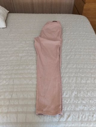 Pantalones pitillo rosa palo Promod Talla M