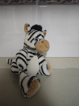 Peluche bebe cebra super suave