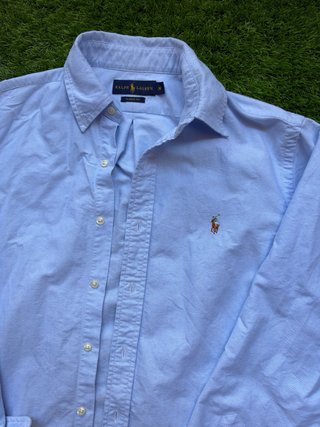 Camisa Oxford Ralph Lauren Azul