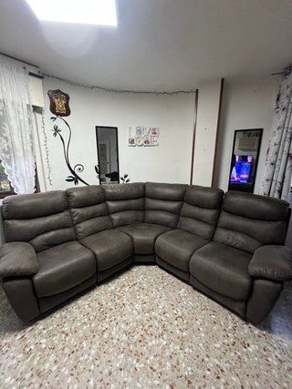 Sofá Rinconero 5 Plazas con 2 Relax Eléctricos