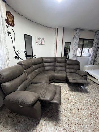 Sofá Rinconero 5 Plazas con 2 Relax Eléctricos