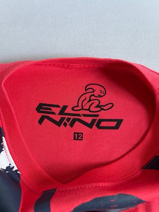 Camiseta El Niño Roja Estilo Y2K