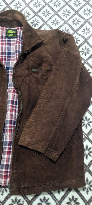 Casaco Lacoste Vintage Castanho Tam L