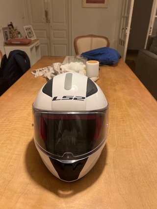 Casco Moto LS2 Talla S Blanco