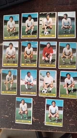 Lote 15 Cromos Liga 74/75 Este UD Salamanca